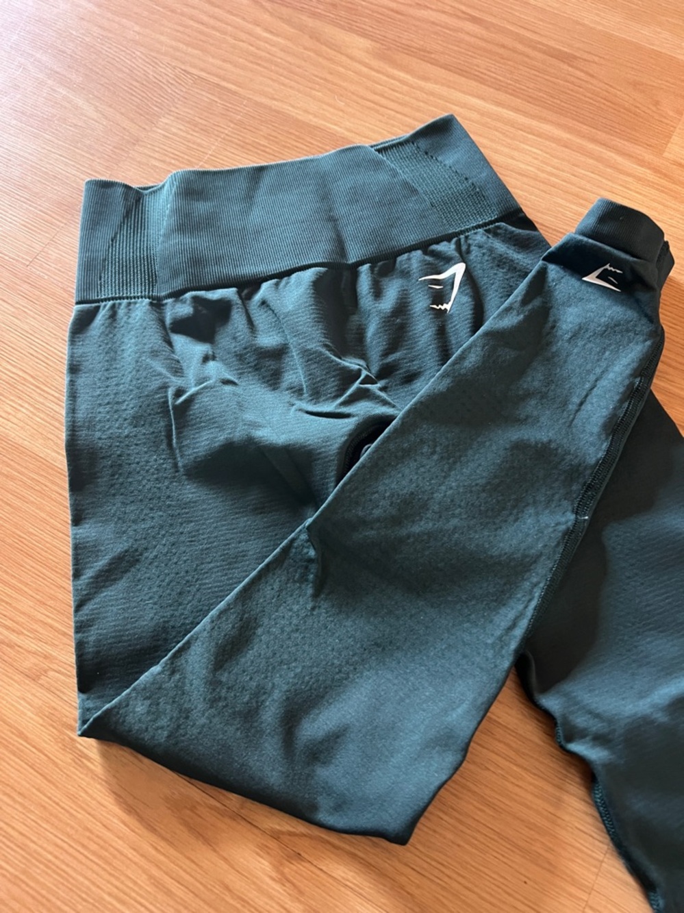 Gymshark VITAL Seamless 2.0 Dark Green Leggings - XS